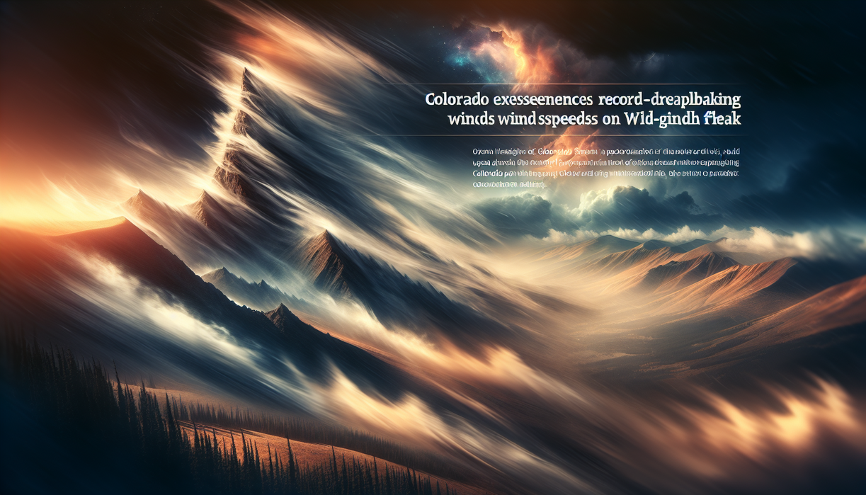 Latest Headlines: Colorado’s Wild Wind Peak Speeds
