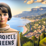 alt_text: Brigitte Bardot portrait with French Riviera backdrop, highlighting her life and activism.