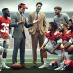 alt_text: "Headline: Buckeyes Special Teams News; Hawkins Era Begins. Football focus."