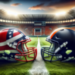 alt_text: Patriots and Broncos face off in a high-stakes AFC football showdown.