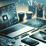 alt_text: "A Mac laptop with open-source management software displays on-screen."