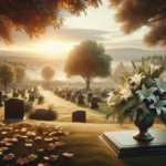 alt_text: A newspaper headline reads "Obituaries That Honor a Life Well Lived" with an illustration of flowers.