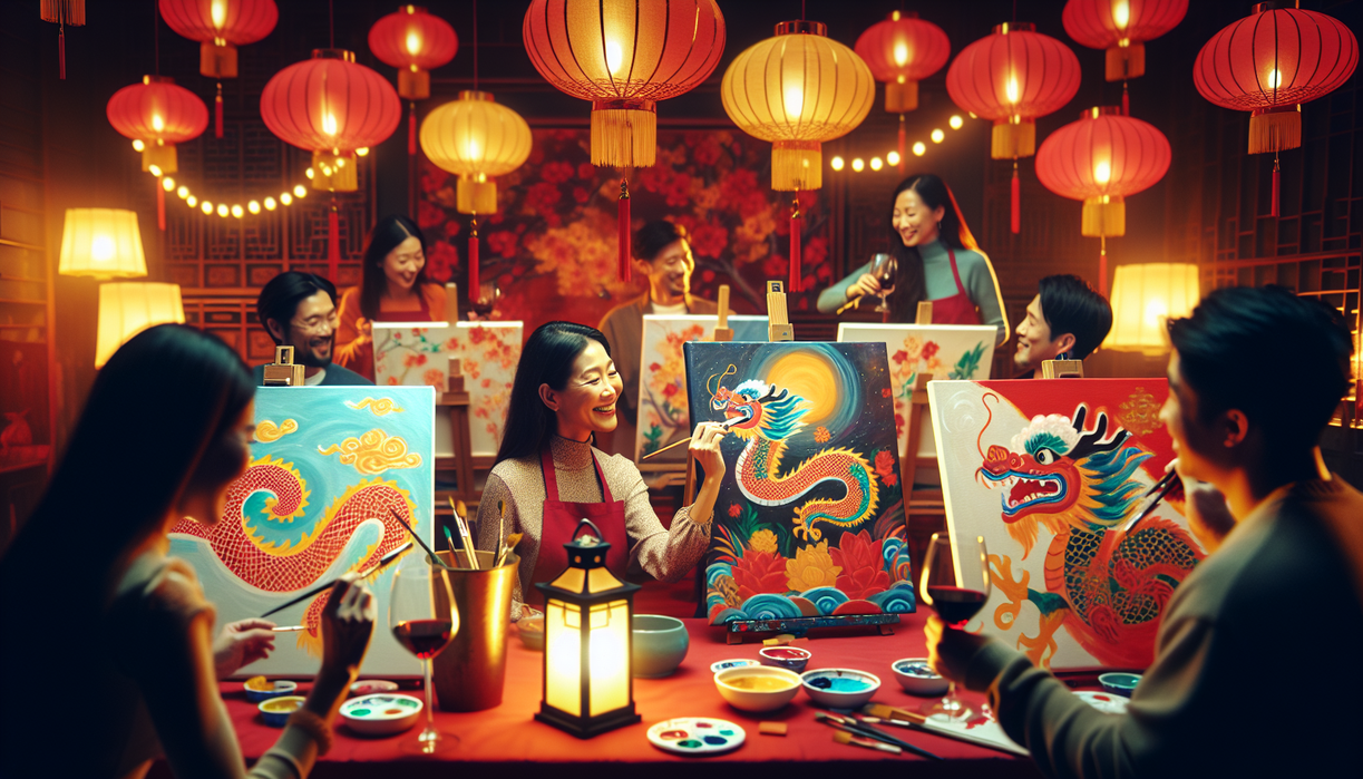Festive Events: Chinese New Year Paint & Sip
