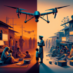 alt_text: A blurred image of a document titled "Rewriting the Content Context of ICE Surveillance."