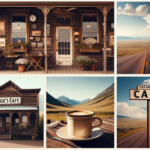 alt_text: Small town scene with Native American cultural elements in Northern Cheyenne territory.