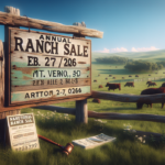 alt_text: A bustling livestock auction with attendees and Limousin cattle in focus.