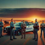 alt_text: Nebraska State Patrol emblem featuring a badge and the motto "A Call to Serve" in bold.