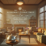 alt_text: Event on local Alzheimer's support with focus on content, context, and care.