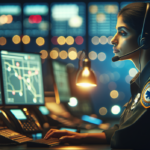 alt_text: Dispatchers at work, wearing headsets, focused on screens, coordinating emergency responses.